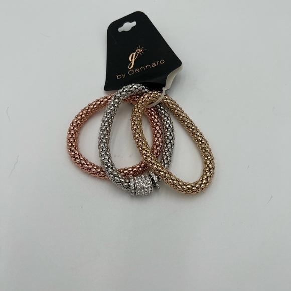 Multilayer Bracelets - 3PCS Gold/Silver/Rose Gold Corn Chain Bracelet for Women - Picture 2 of 6